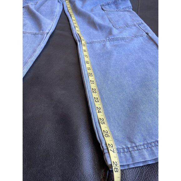 Happily Grey Juniors Size 7 - 27 Light Wash Wide Legs Denim Blue Jeans Womens - Picture 6 of 9